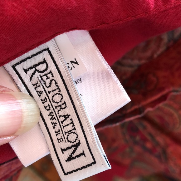 Restoration Hardware full Queen duvet cover cotton - Picture 2 of 6